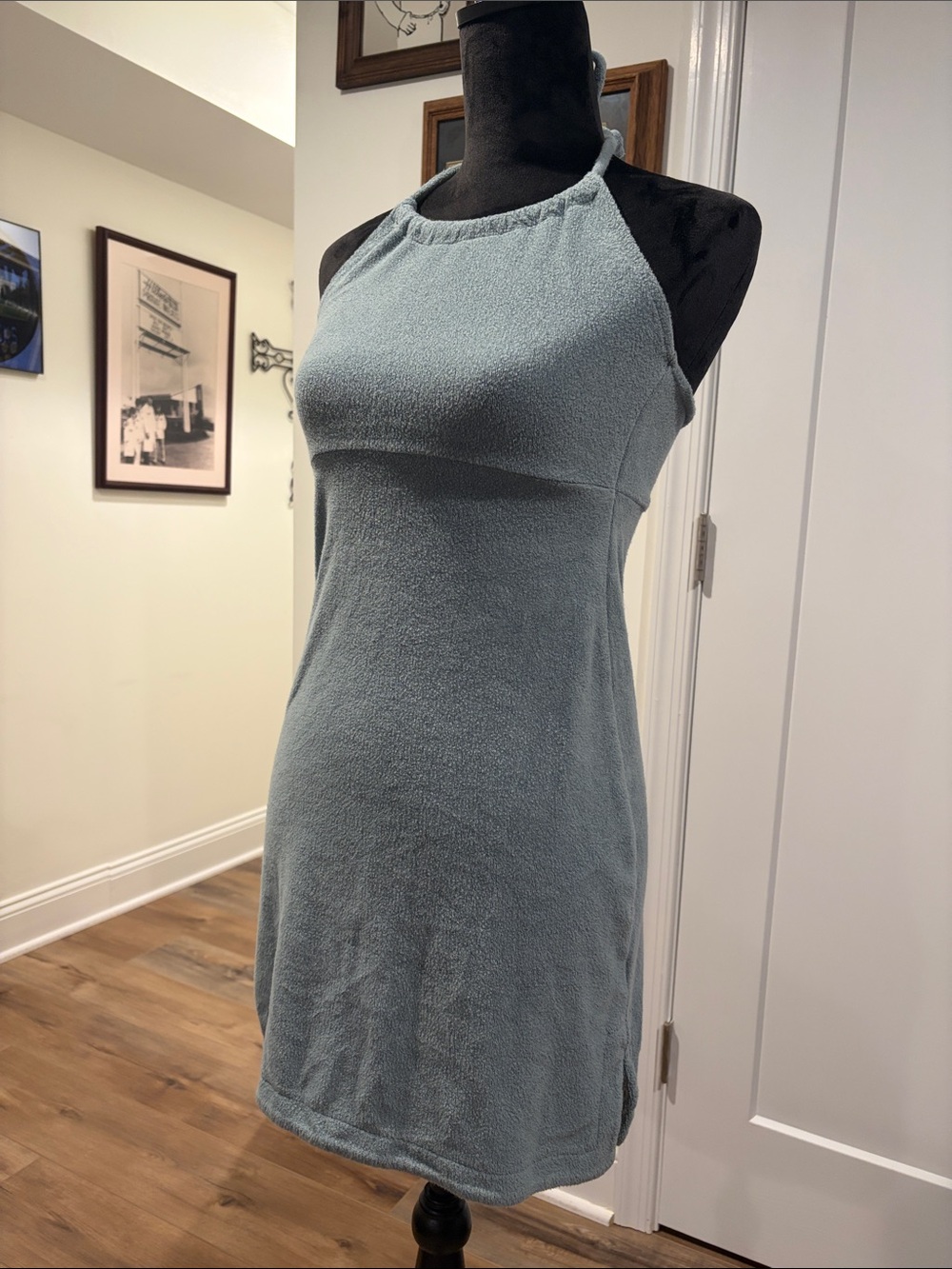 Forever 21 Light Blue Halter Mini Dress
